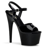 Pleaser ADORE-709 Platform Sandal (Black Patent/Black) 5