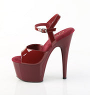 Pleaser ADORE-709 Platform Sandal (Burgundy Patent/Burgundy)