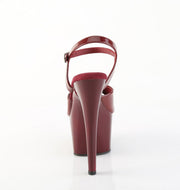 Pleaser ADORE-709 Platform Sandal (Burgundy Patent/Burgundy)