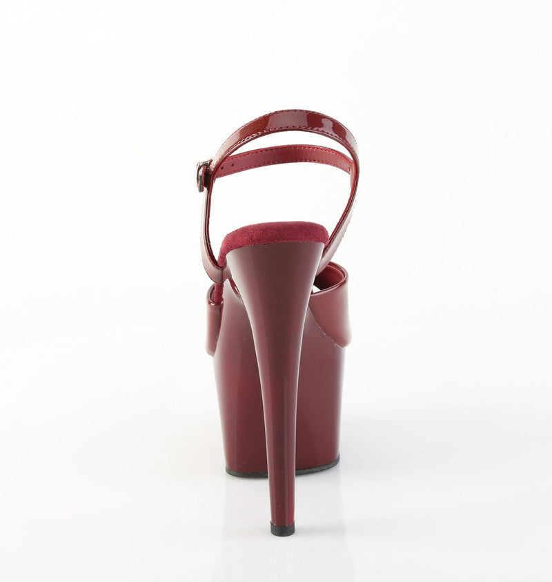 Pleaser ADORE-709 Platform Sandal (Burgundy Patent/Burgundy)