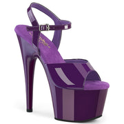 Pleaser ADORE-709 Platform Sandal (Purple Patent/Purple)