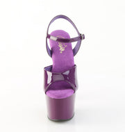 Pleaser ADORE-709 Platform Sandal (Purple Patent/Purple)