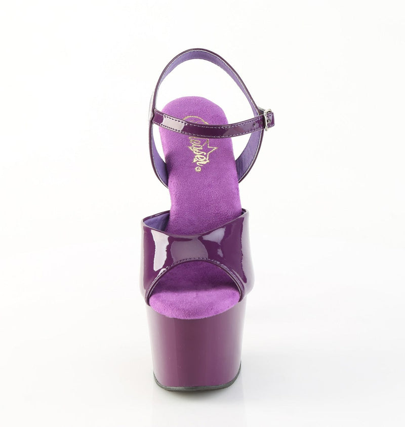 Pleaser ADORE-709 Platform Sandal (Purple Patent/Purple)