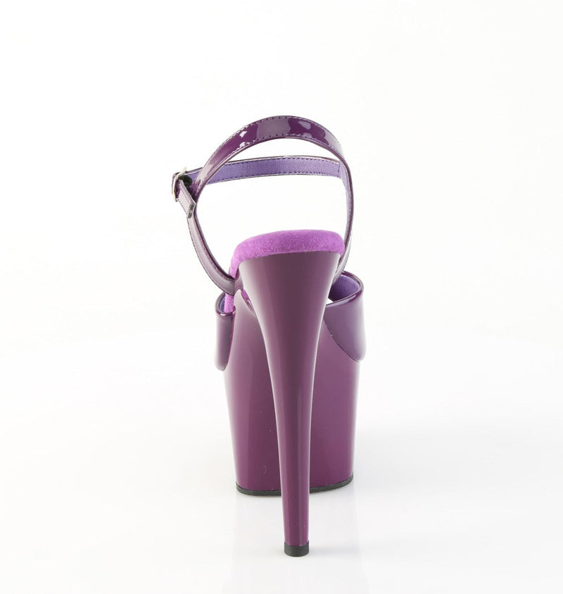 Pleaser ADORE-709 Platform Sandal (Purple Patent/Purple)
