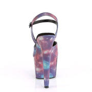 Pleaser ADORE-709REFL Platform Sandal (Purple-Blue Reflective/Purple-Blue Refle)