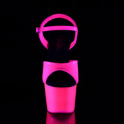 Pleaser ADORE-709UV Platform Sandal (Neon Hot Pink Patent/Neon Hot Pink)