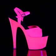Pleaser ADORE-709UV Platform Sandal (Neon Hot Pink Patent/Neon Hot Pink)