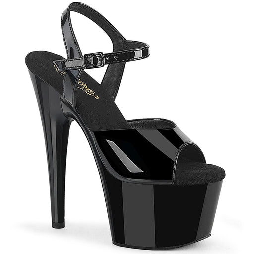 Pleaser ADORE-709WR Black Patent/Black Platform Sandal