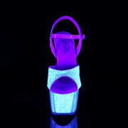 Pleaser ADORE-710UVG Platform Sandal (Neon Opal Glitter/Neon Opal Glitter)