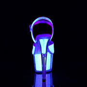 Pleaser ADORE-710UVG Platform Sandal (Neon Opal Glitter/Neon Opal Glitter)