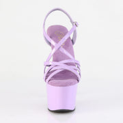 Pleaser ADORE-713 Platform Sandal (Lavender Patent/Lavender)