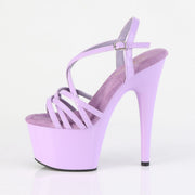 Pleaser ADORE-713 Platform Sandal (Lavender Patent/Lavender)