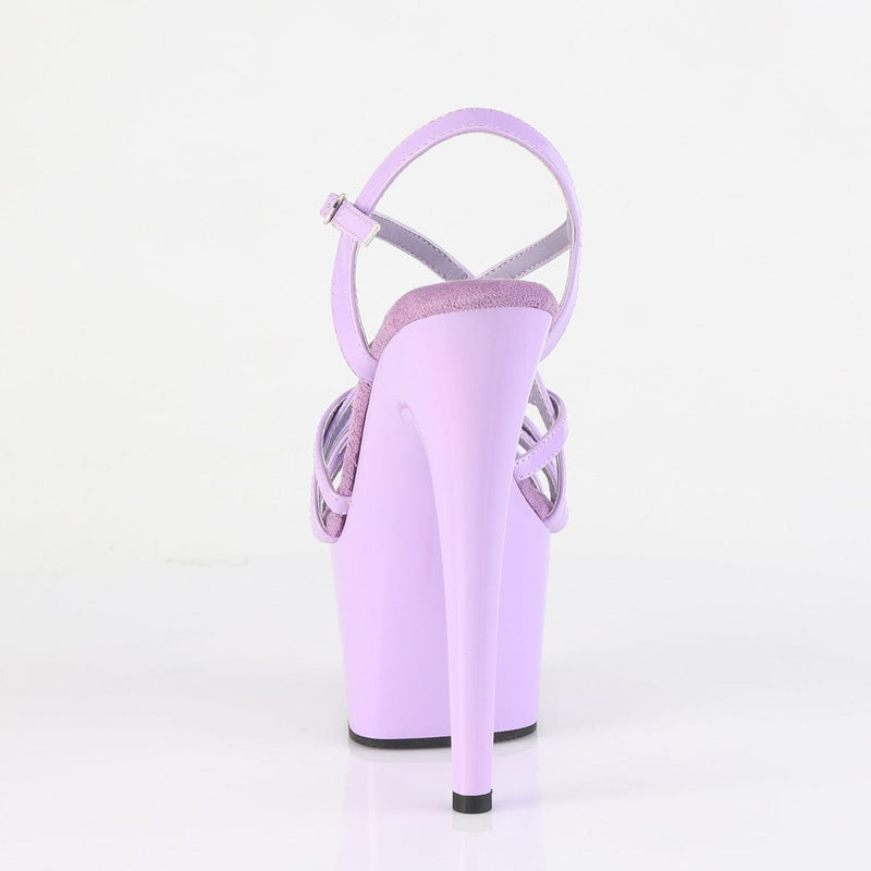 Pleaser ADORE-713 Platform Sandal (Lavender Patent/Lavender)