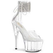 Pleaser ADORE-724RS Platform Sandal (Clear/Clear) 5