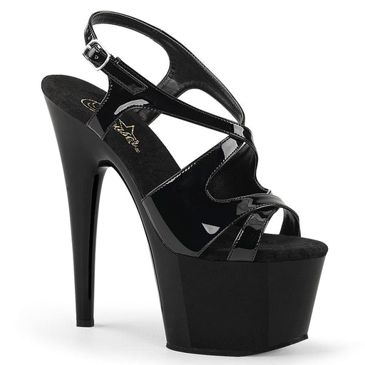 Pleaser ADORE-730 Platform Sandal (Black Patent/Black) 5