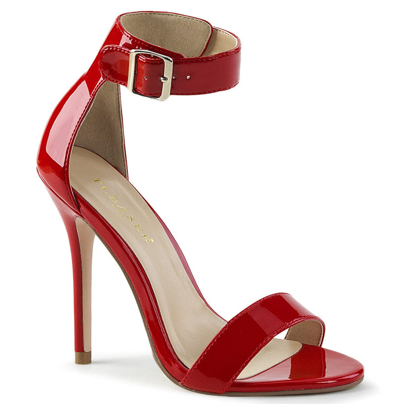 Pleaser AMUSE-10 Sandal (Red Patent) 5