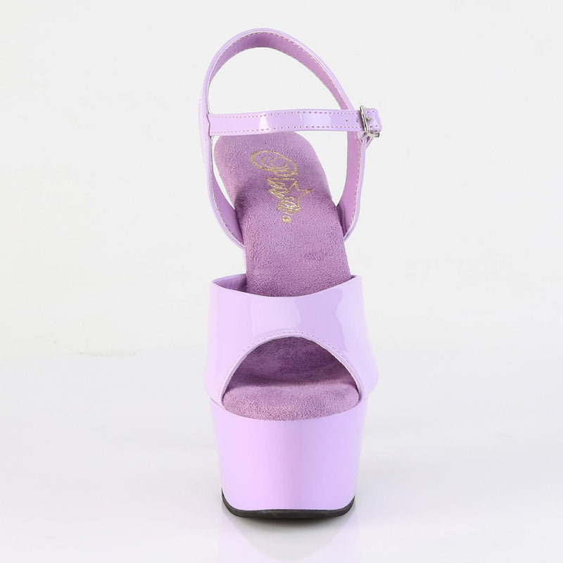 Pleaser ASPIRE-609 Platform Sandal (Lavender Patent/Lavender)