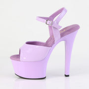 Pleaser ASPIRE-609 Platform Sandal (Lavender Patent/Lavender)