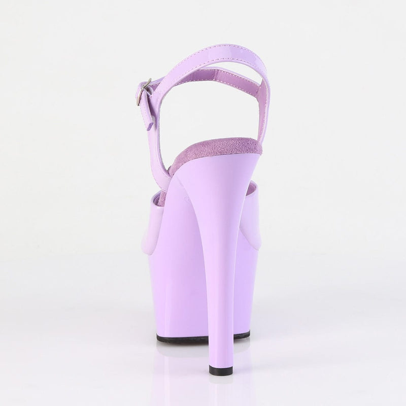 Pleaser ASPIRE-609 Platform Sandal (Lavender Patent/Lavender)