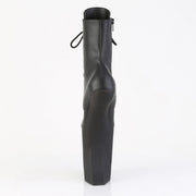 Pleaser BEWITCHED-1020 Platform Ankle Boot (Black Faux Leather/Black Matte)