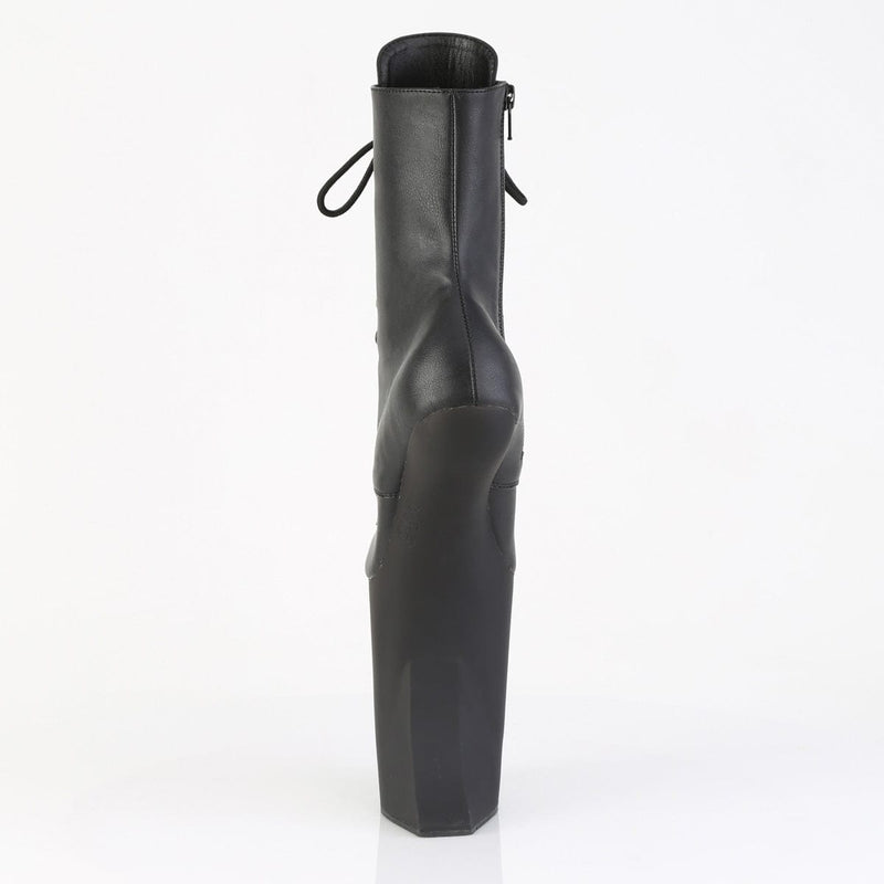 Pleaser BEWITCHED-1020 Platform Ankle Boot (Black Faux Leather/Black Matte)