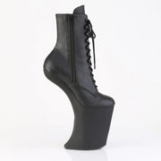 Pleaser BEWITCHED-1020 Platform Ankle Boot (Black Faux Leather/Black Matte)