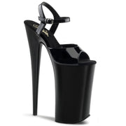 Pleaser BEYOND-009 Platform Sandal (Black/Black)