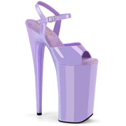 Pleaser BEYOND-009 Platform Sandal (Lavender Patent/Lavender) 5