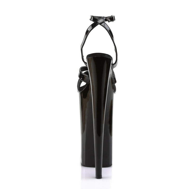 Pleaser BEYOND-012 Platform Sandal (Black/Black)