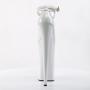 Pleaser BEYOND-087 Platform Pump (White/White)