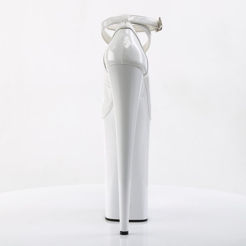 Pleaser BEYOND-087 Platform Pump (White/White)