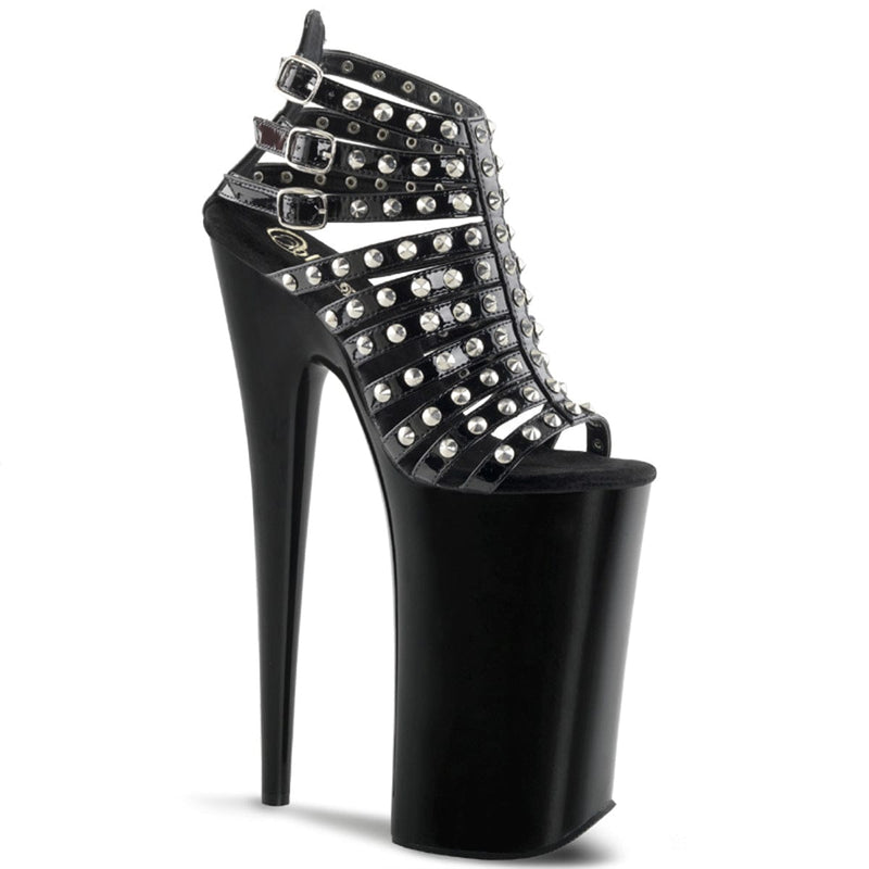Pleaser BEYOND-093 Platform Sandal (Black/Black)