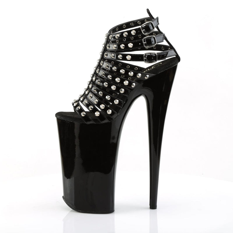 Pleaser BEYOND-093 Platform Sandal (Black/Black)