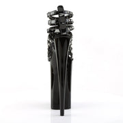 Pleaser BEYOND-093 Platform Sandal (Black/Black)