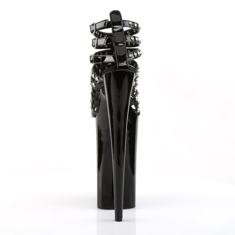 Pleaser BEYOND-093 Platform Sandal (Black/Black)