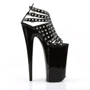 Pleaser BEYOND-093 Platform Sandal (Black/Black)
