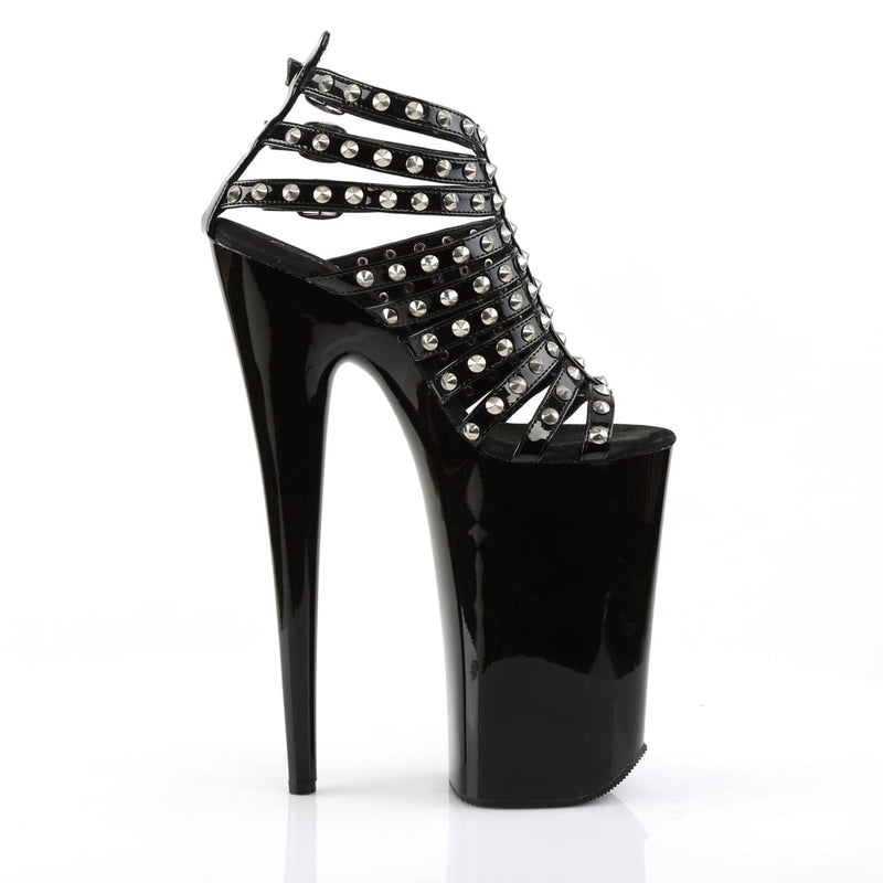 Pleaser BEYOND-093 Platform Sandal (Black/Black)