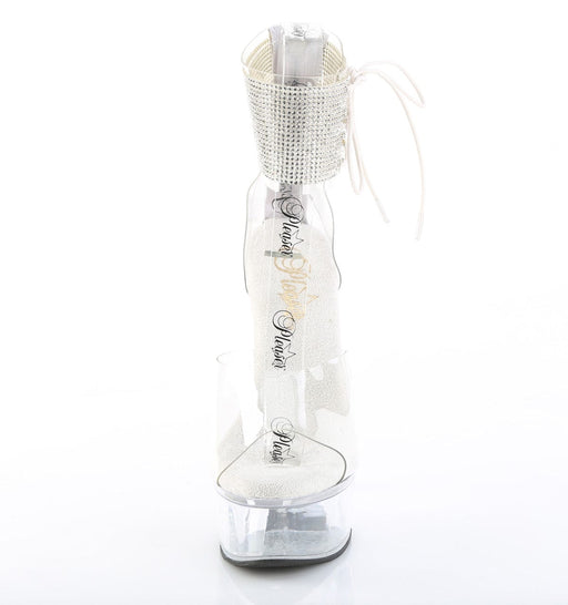 Pleaser CAPTIVA-624RS Platform Sandal (Clear/Clear)