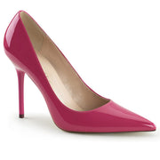Pleaser CLASSIQUE-20 Pump (Hot Pink Patent) 5