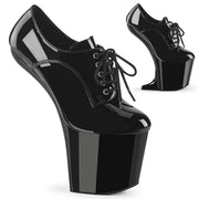 Pleaser CRAZE-860 Platform Boot (Black Patent/Black) 6