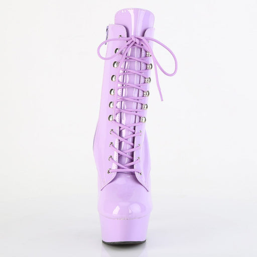 Pleaser DELIGHT-1020 Platform Ankle Boot (Lavender Patent/Lavender)