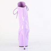 Pleaser DELIGHT-1020 Platform Ankle Boot (Lavender Patent/Lavender)