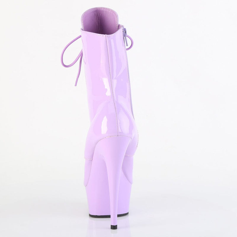Pleaser DELIGHT-1020 Platform Ankle Boot (Lavender Patent/Lavender)