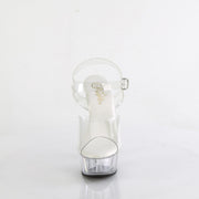 Pleaser DELIGHT-608VL Platform Sandal (Clear/Clear)