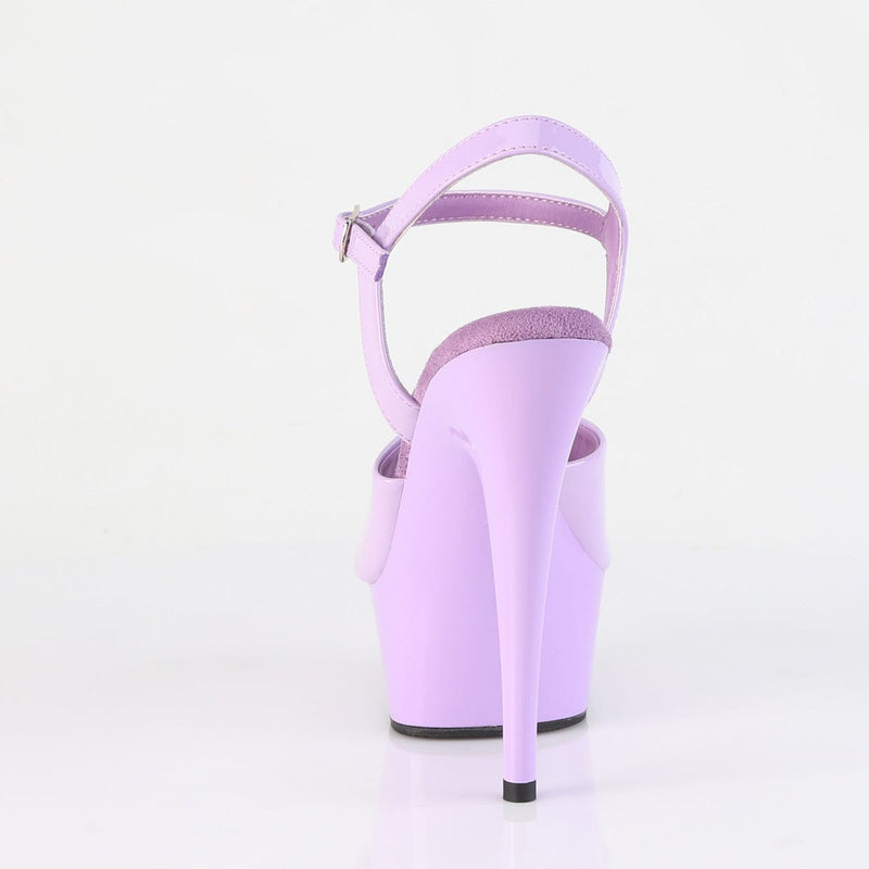 Pleaser DELIGHT-609 Platform Sandal (Lavender Patent/Lavender)