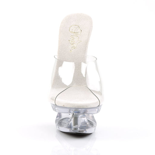 Pleaser ECLIPSE-601 Platform Slide (Clear/Clear)