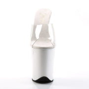 Pleaser FLAMINGO-801 Platform Slide (Clear/White)