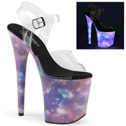 Pleaser FLAMINGO-808REFL Clear/Purple-Blue Reflective