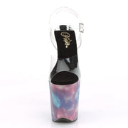 Pleaser FLAMINGO-808REFL Clear/Purple-Blue Reflective