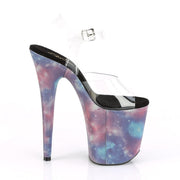Pleaser FLAMINGO-808REFL Clear/Purple-Blue Reflective